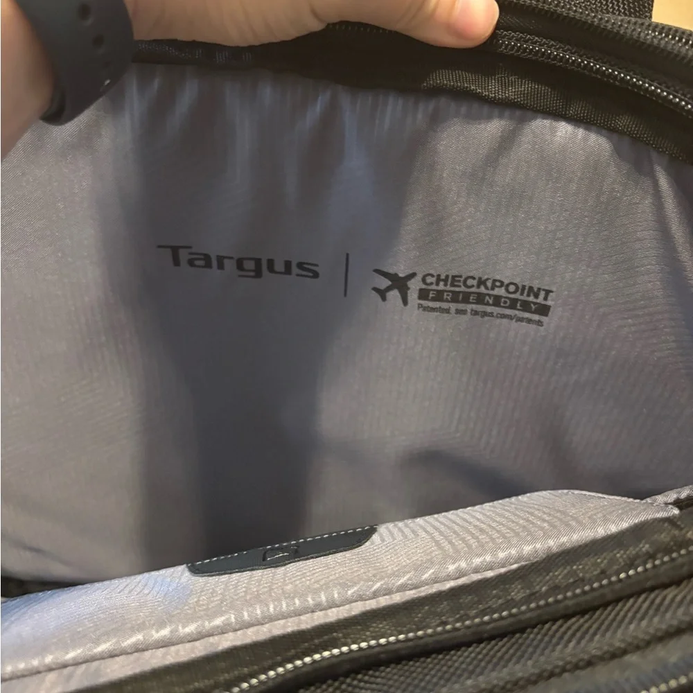 Targus Classic Slim Laptop Bag Ergonomic Briefcase and Messenger Bag Spacious